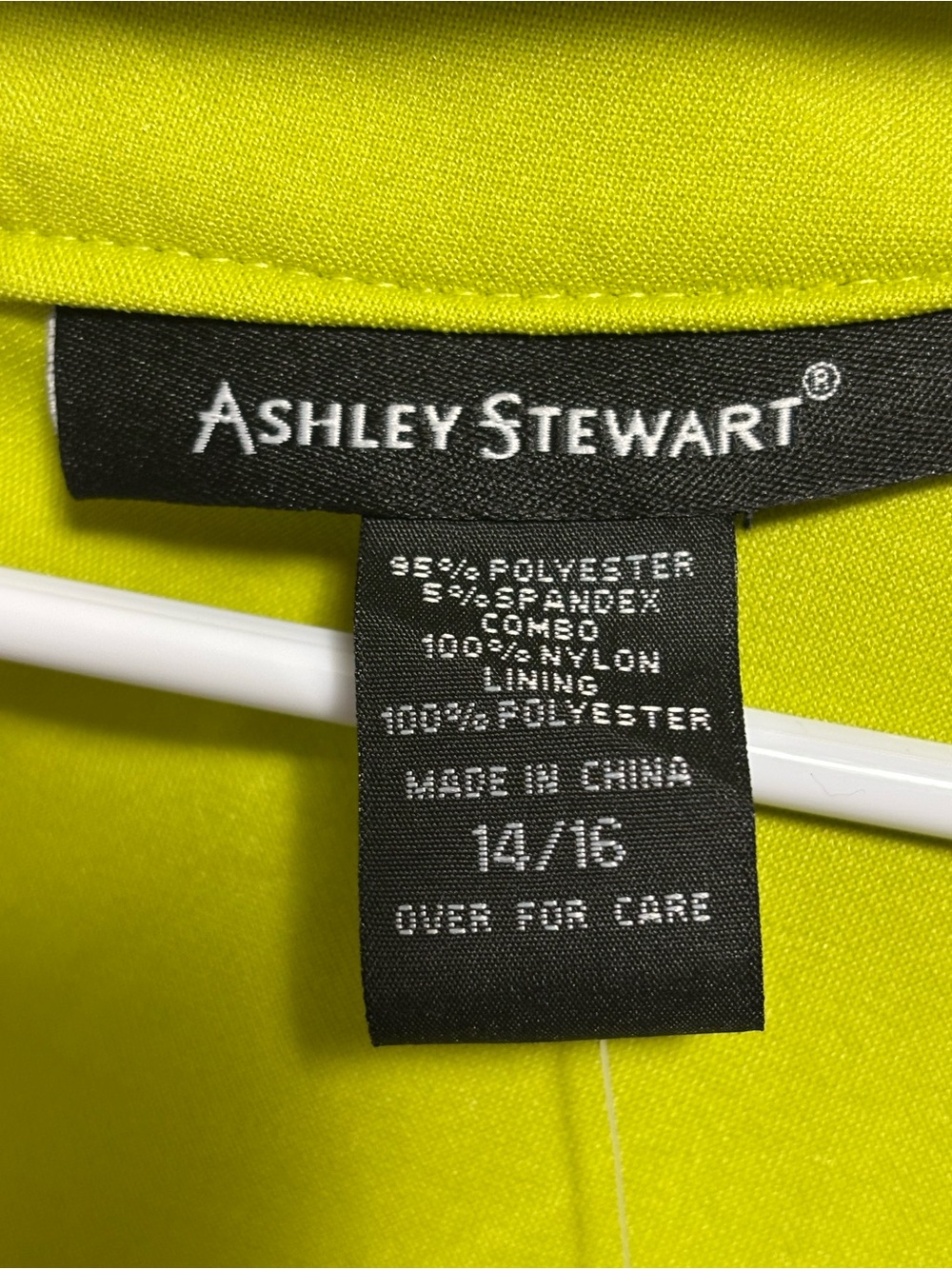 ASHLEY STEWART Green Oasis Basket Weave Long-sleeve Peplum Top - Picture 6 of 7